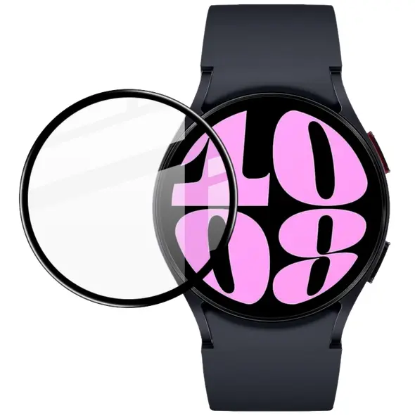 Bizon Glass Watch Edge Hybrid Samsung Galaxy Watch 6 44mm black