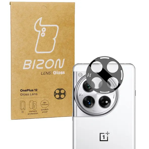 Bizon Glass Lens OnePlus 12 [2 PACK]