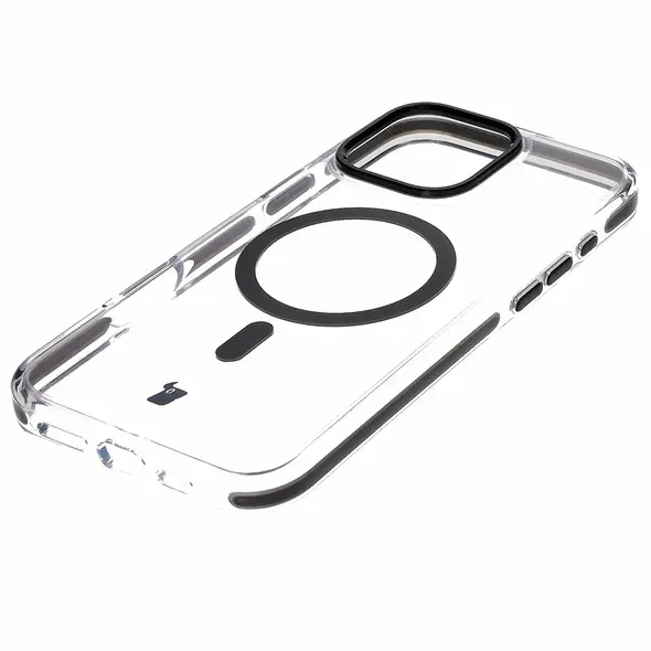Bizon Case Marco Apple iPhone 16 Pro Max clear with black frame