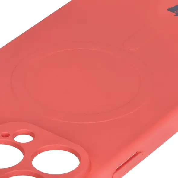Bizon Case Silicone Magnetic Apple iPhone 16 Pro Max dirty pink
