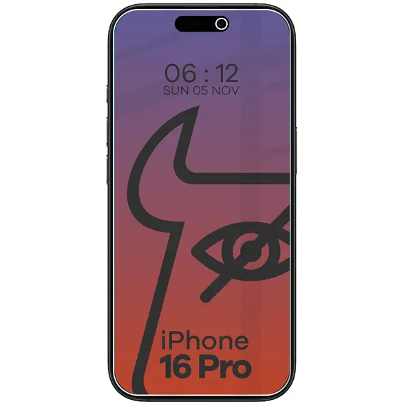 Bizon Glass Clear Shadow Apple iPhone 16 Pro tinted