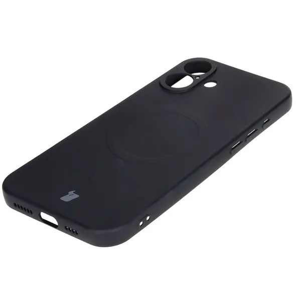 Bizon Case Silicone Magnetic Apple iPhone 16 Plus black