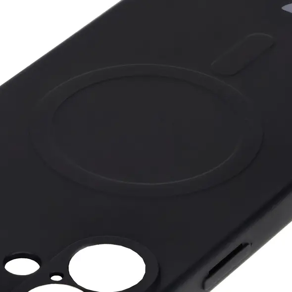 Bizon Case Silicone Magnetic Apple iPhone 16 Plus black