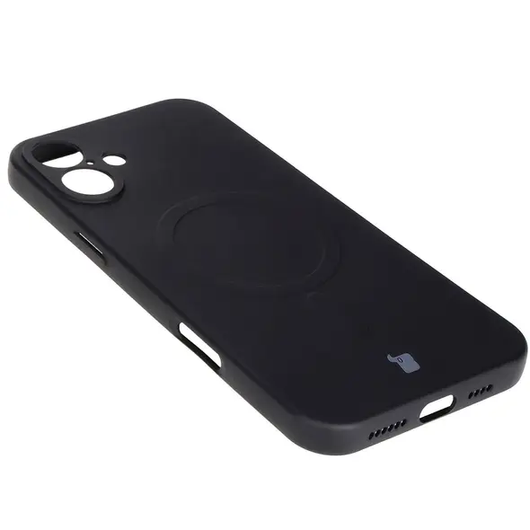 Bizon Case Silicone Magnetic Apple iPhone 16 Plus black