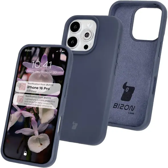 Bizon Soft Case Apple iPhone 16 Pro dark blue