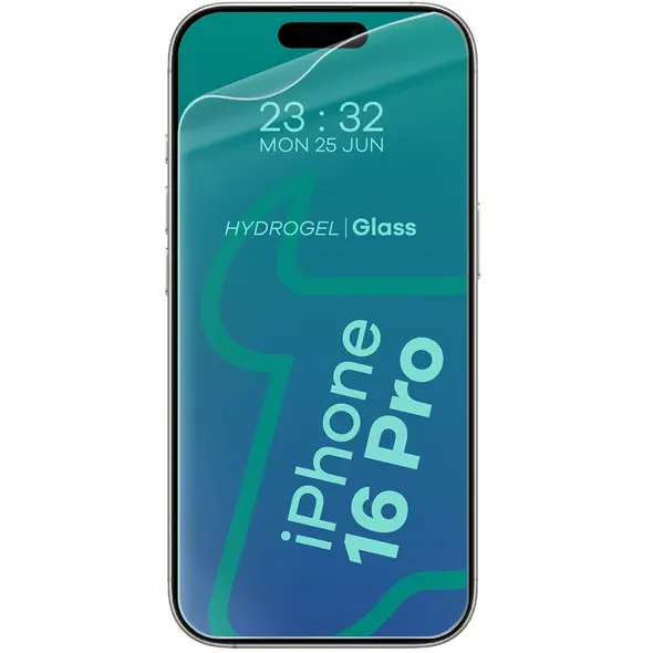 Bizon Glass Hydrogel Front Apple iPhone 16 Pro [2 PACK]