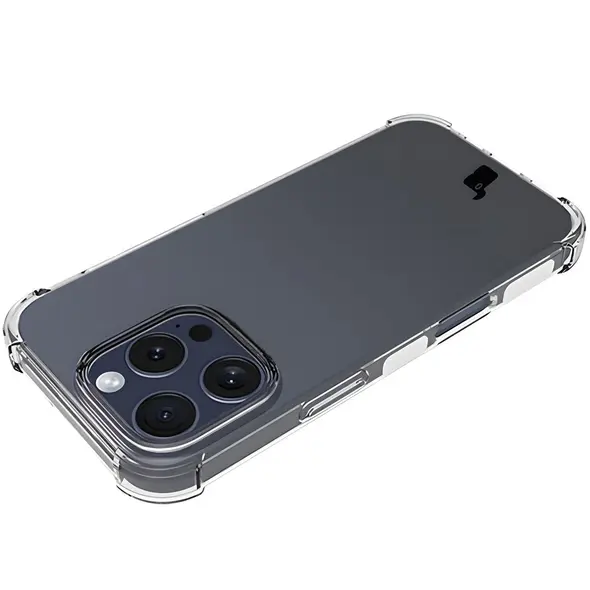 Bizon Case Clear Pack case + 2x tempered glass + lens glass Apple iPhone 16 Pro