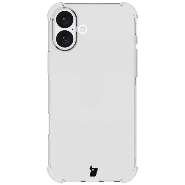 Bizon Case Clear Pack case + 2x tempered glass + lens glass Apple iPhone 16 Plus