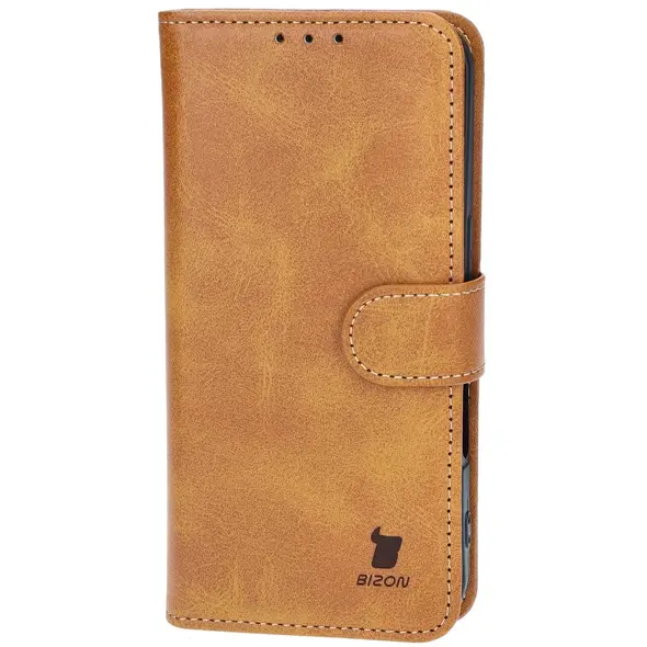 Bizon Case Pocket Apple iPhone 16 brown