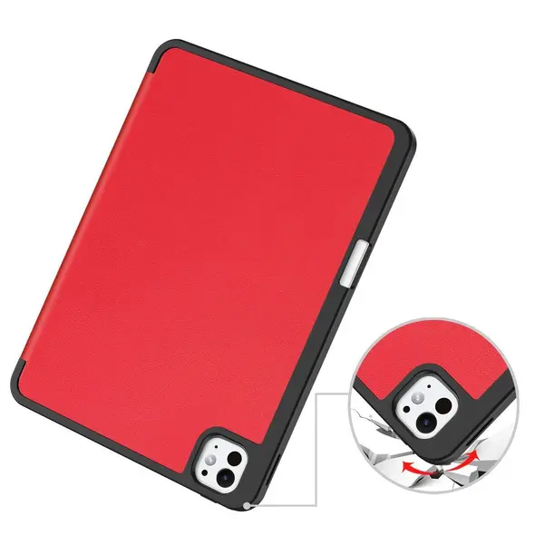Bizon Case Tab Lizard Apple iPad Pro 11" 5 gen. 2024 red