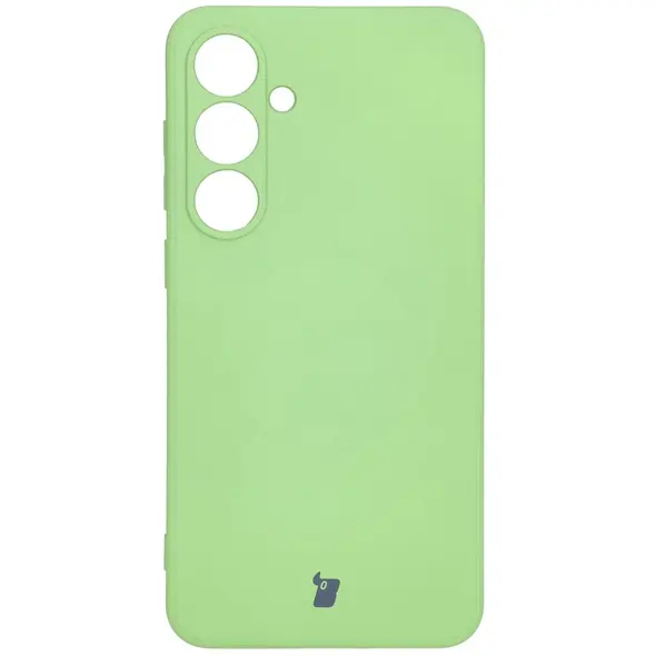 Bizon Case Silicone Magnetic Sq Samsung Galaxy S24 FE light green