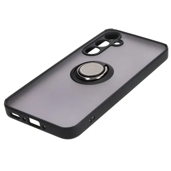 Bizon Case Hybrid Ring Samsung Galaxy A35 5G smoky with a black frame