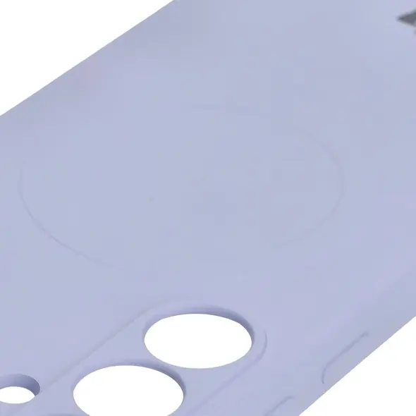 Bizon Case Silicone Magnetic Sq Samsung Galaxy S24 FE light purple