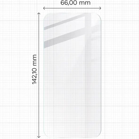 BIZON Clear 3x screen glass + camera glass Apple iPhone 16