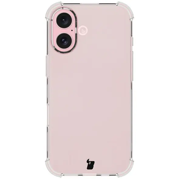 Bizon Case Clear Pack case + 2x tempered glass + lens glass Apple iPhone 16