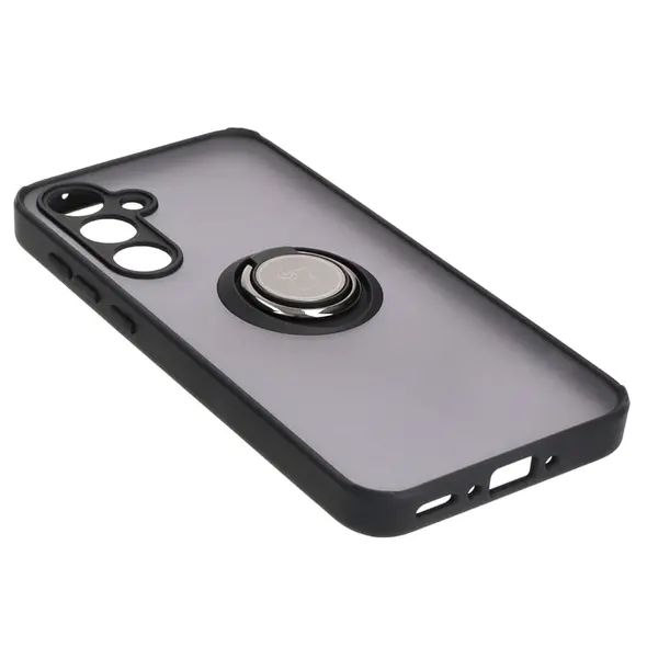 Bizon Case Hybrid Ring Samsung Galaxy A35 5G smoky with a black frame