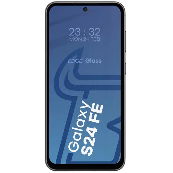 Bizon Edge 2x tempered screen glass with frame + camera glass Samsung Galaxy S24 FE