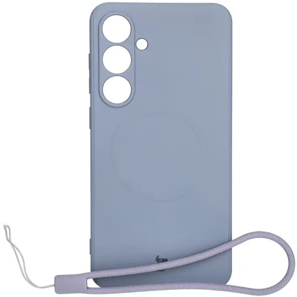 Bizon Case Silicone Magnetic Sq Samsung Galaxy S24 FE grey