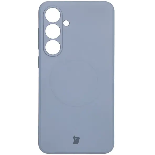Bizon Case Silicone Magnetic Sq Samsung Galaxy S24 FE grey