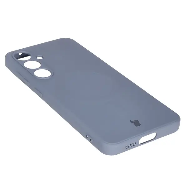 Bizon Case Silicone Magnetic Sq Samsung Galaxy S24 FE grey