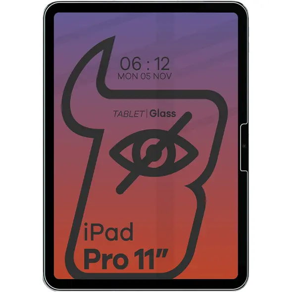 Bizon Glass Tab Clear Shadow Apple iPad Pro 11 2024 [2 PACK]