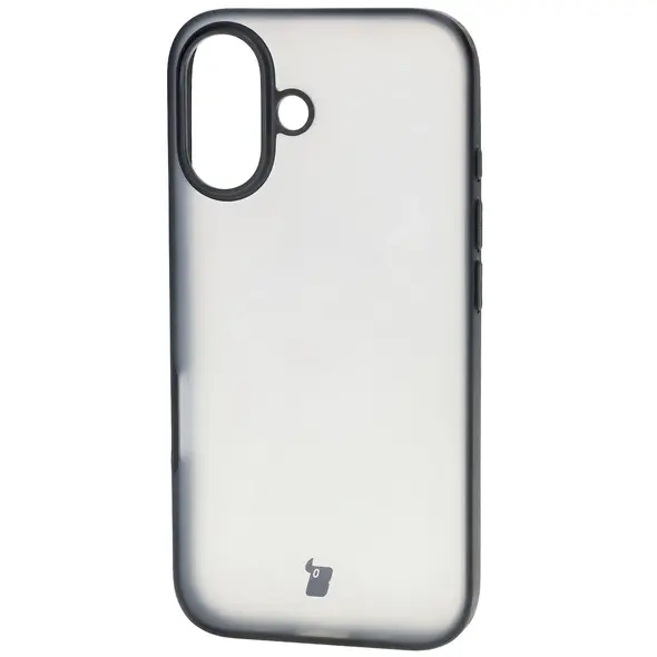 Bizon Case Angelo Apple iPhone 16 smoky with a black frame