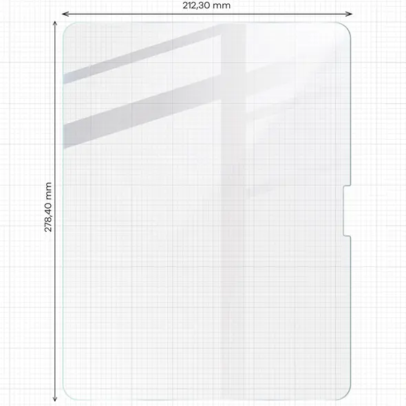 Bizon Glass Tab Clear Apple iPad Pro 13" 7 gen. 2024 [2 PACK]