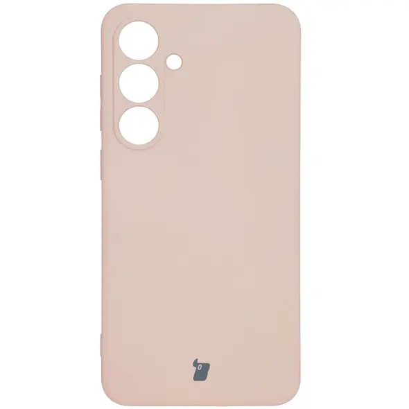 Bizon Case Silicone Magnetic Sq Samsung Galaxy S24 FE light pink