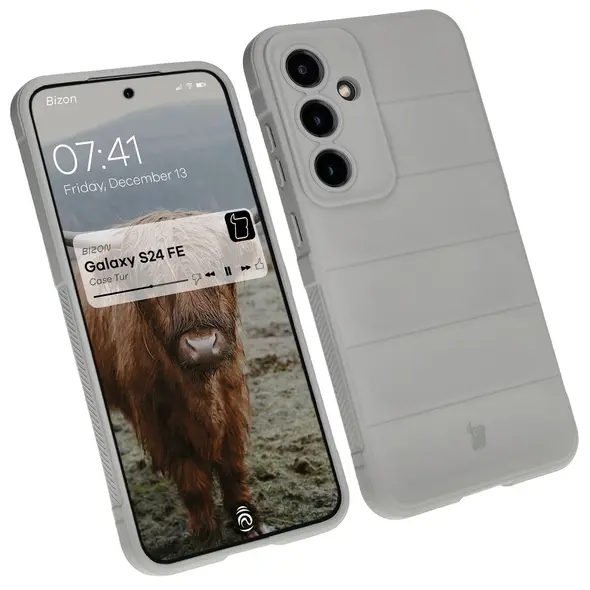 Bizon Case Tur Samsung Galaxy S24 FE light grey