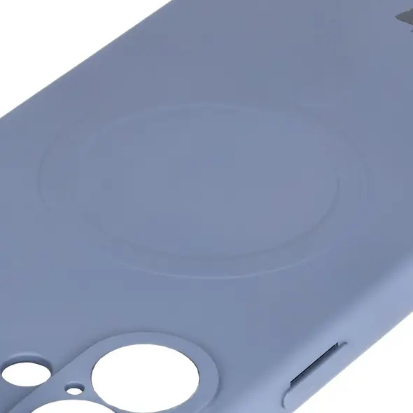 Bizon Case Silicone Magnetic Apple iPhone 16 grey
