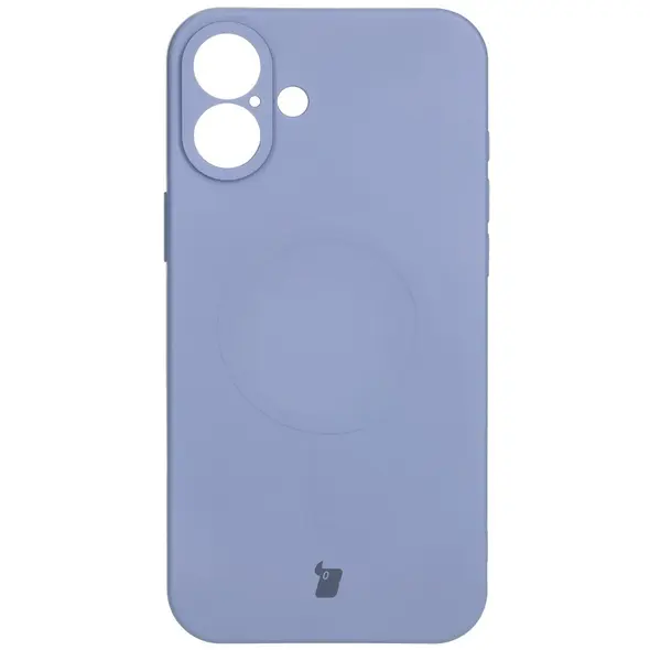 Bizon Case Silicone Magnetic Apple iPhone 16 grey