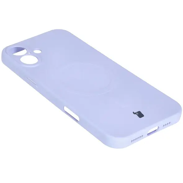 Bizon Case Silicone Magnetic Apple iPhone 16 light purple