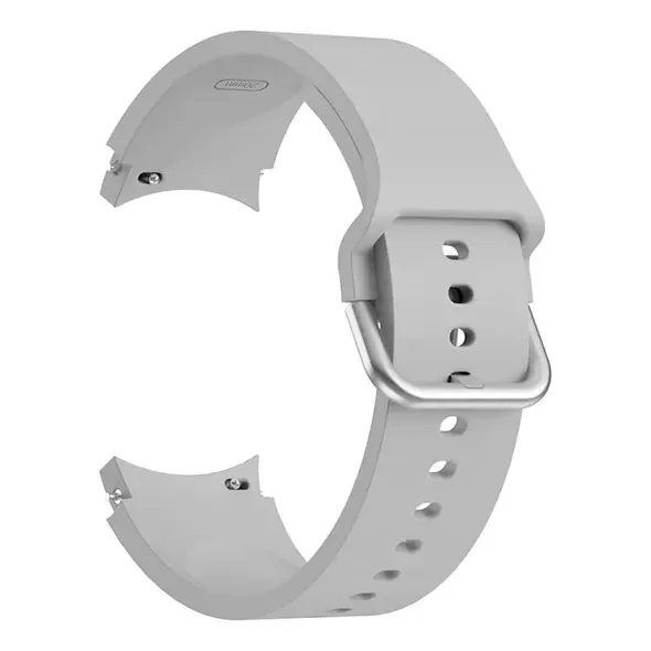 Bizon Strap Watch Silicone Samsung Galaxy Watch 20 mm light grey