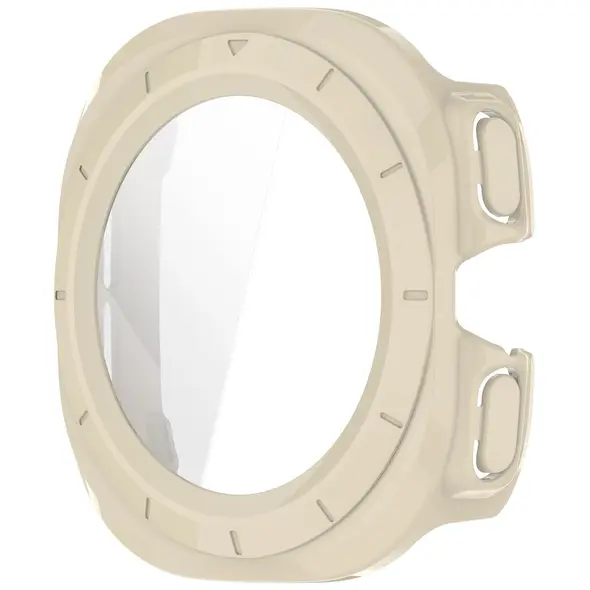 Bizon Case+Glass Watch Samsung Galaxy Watch Ultra 47 mm beige