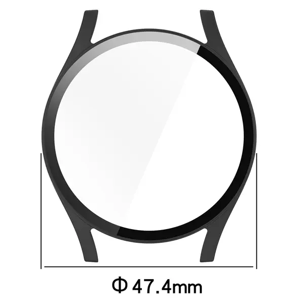 Bizon Case+Glass Watch Samsung Galaxy Watch 7 44 mm black matte