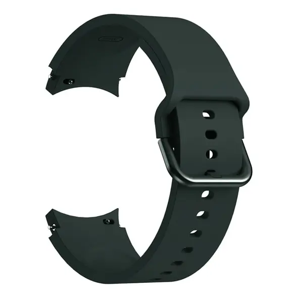 Bizon Strap Watch Silicone Samsung Galaxy Watch 20 mm dark green