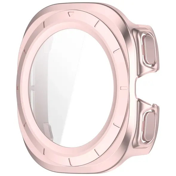 Bizon Case+Glass Watch Samsung Galaxy Watch Ultra 47 mm satin pink