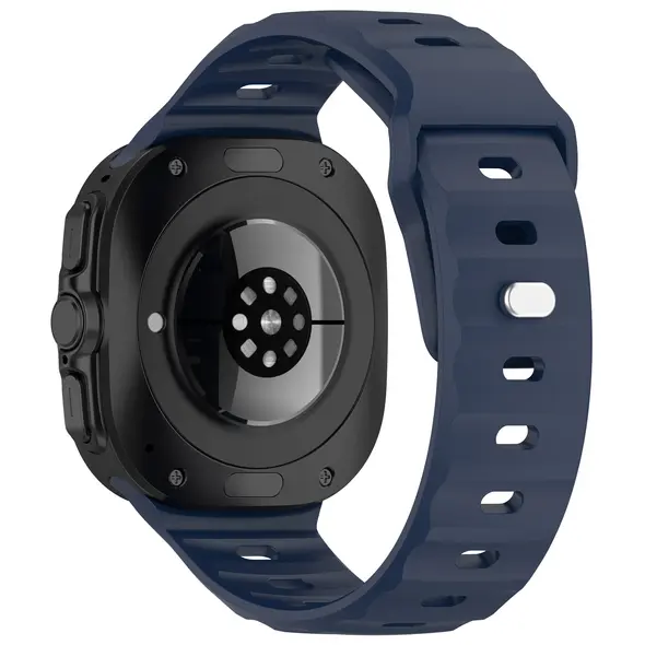 Bizon Strap Watch Silicone Samsung Galaxy Watch Ultra 47 mm navy blue