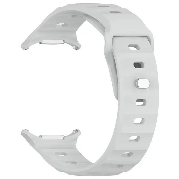 Bizon Strap Watch Silicone Samsung Galaxy Watch Ultra 47 mm light grey