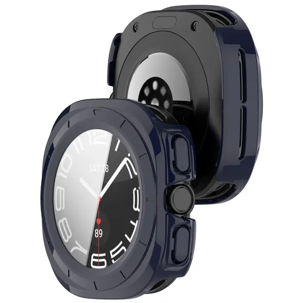 Bizon Case+Glass Watch Samsung Galaxy Watch Ultra 47 mm blue