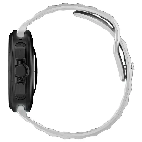 Bizon Strap Watch Silicone Samsung Galaxy Watch Ultra 47 mm light grey