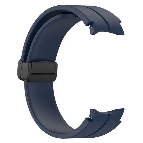 Bizon Strap Watch Silicone Samsung Galaxy Watch FE/7/6/6 Classic/5/5 Pro/4/4 Classic navy blue