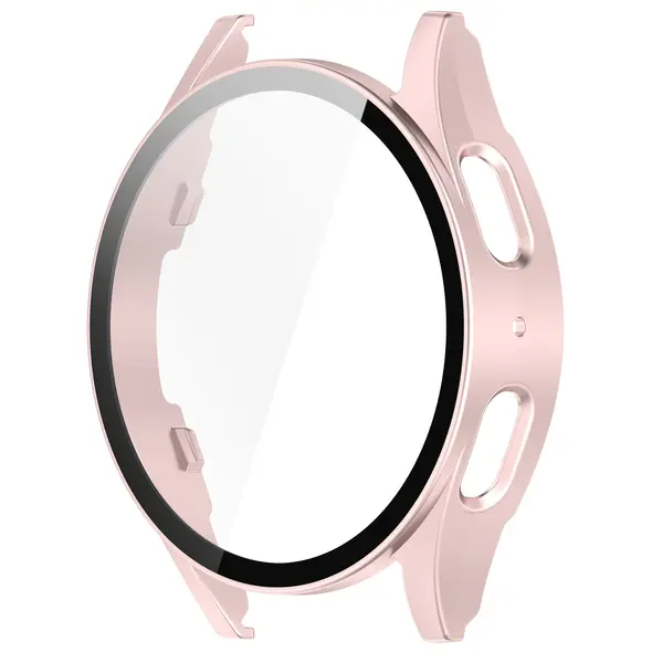 Bizon Case+Glass Watch Samsung Galaxy Watch 7 44 mm satin pink