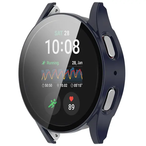 Bizon Case+Glass Watch Samsung Galaxy Watch 7 40 mm blue