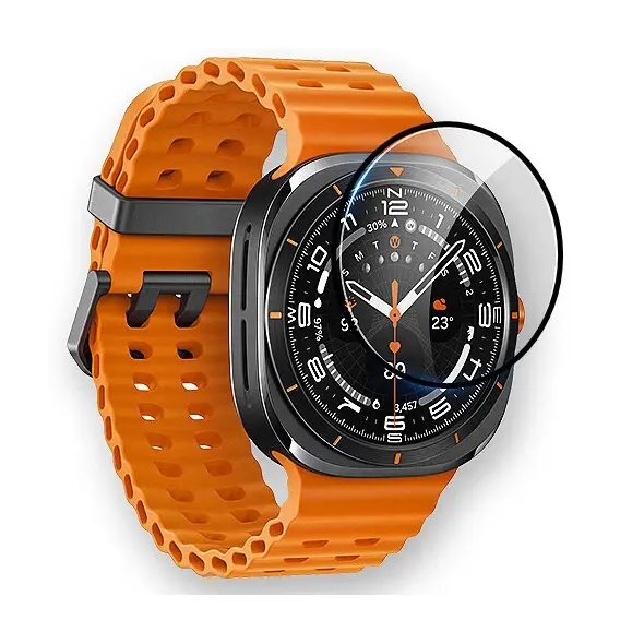 Bizon Glass Watch Edge Hybrid Samsung Galaxy Watch Ultra 47 mm black