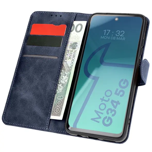 Bizon Case Pocket Xiaomi 14 Ultra navy blue