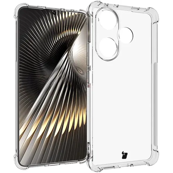Bizon Case Clear Pack case + 2x screen glass Xiaomi Poco F6 clear