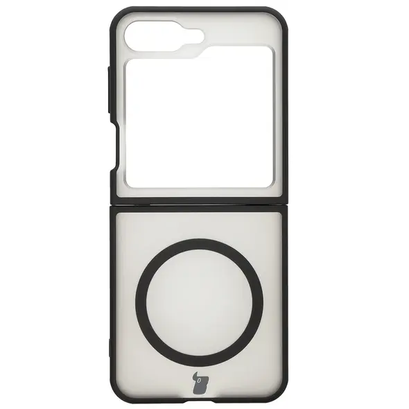 Bizon Case MatteO Samsung Galaxy Z Flip6 transparent with black frame