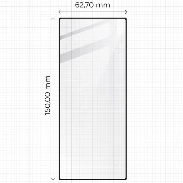 Bizon Glass Edge 2 Samsung Galaxy Z Fold6 black