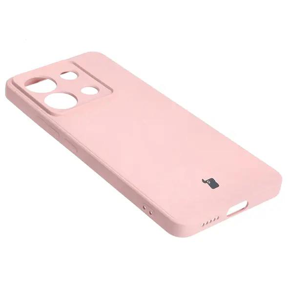 Bizon Case Silicone Sq Xiaomi Poco X6 / Xiaomi Redmi Note 13 Pro 5G light pink